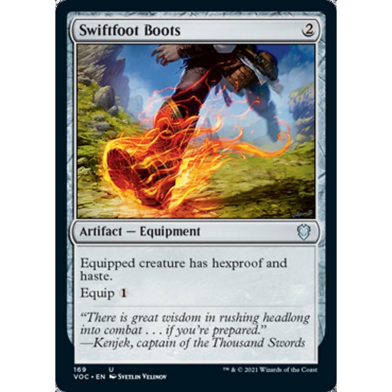 Swiftfoot Boots [Innistrad: Crimson Vow Commander]