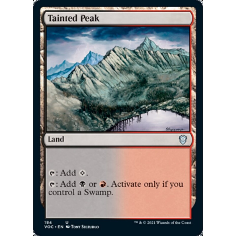 Tainted Peak [Innistrad: Crimson Vow Commander]