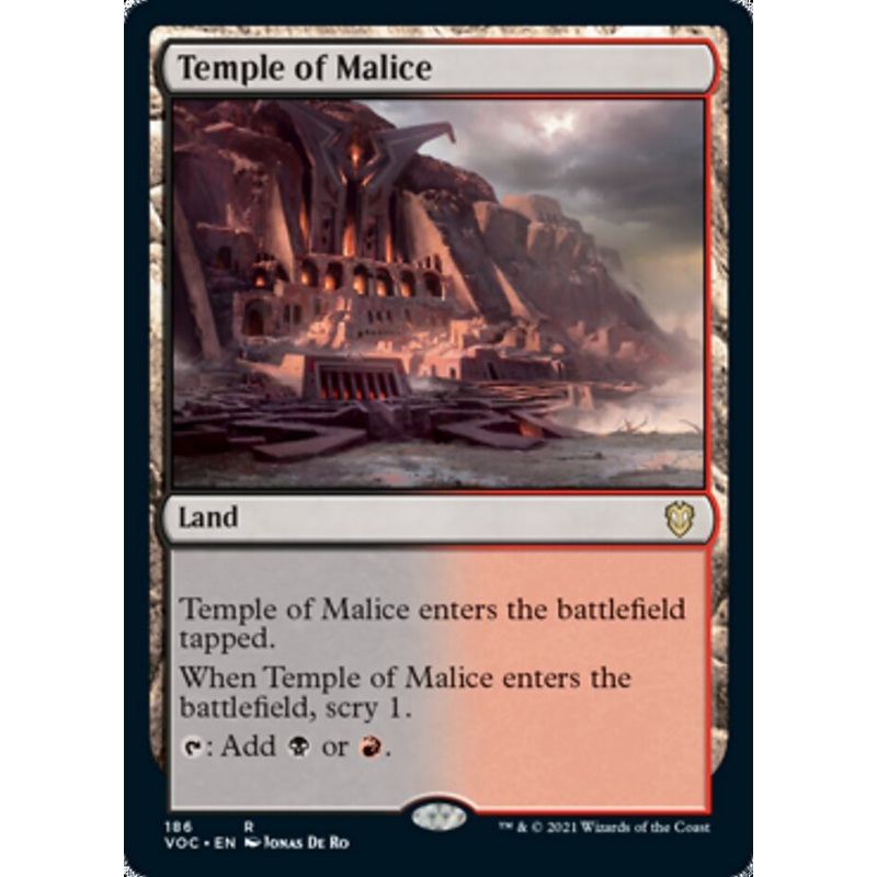 Temple of Malice [Innistrad: Crimson Vow Commander]