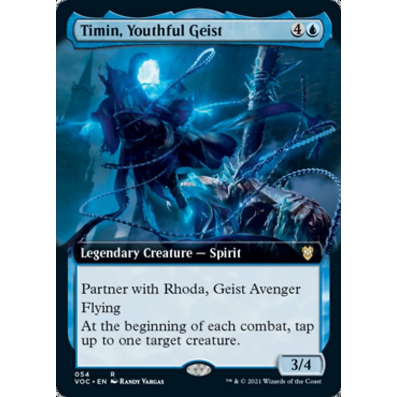 Timin, Youthful Geist (Extended Art) [Innistrad: Crimson Vow Commander]