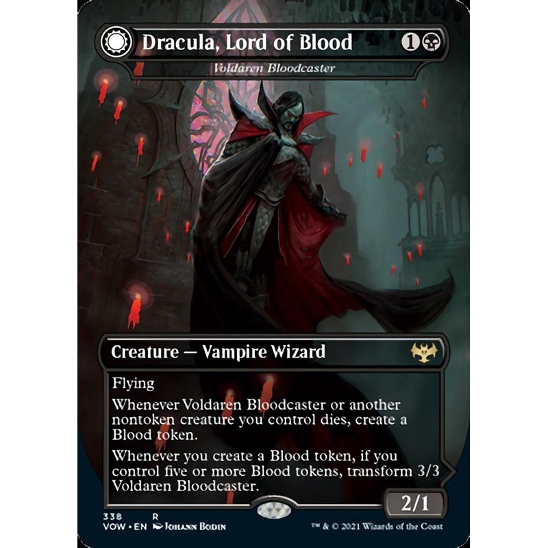 Voldaren Bloodcaster // Bloodbat Summoner - Dracula, Lord of Blood // Dracula, Lord of Bats [Innistrad: Crimson Vow]