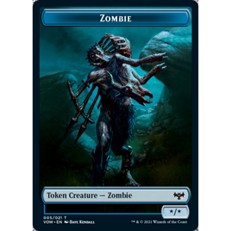Zombie Token (005) [Innistrad: Crimson Vow Tokens]