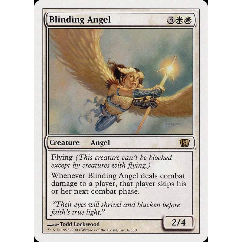 Blinding Angel (8th Edition) [Oversize Cards]