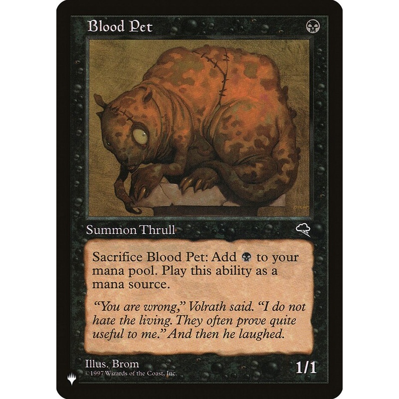 Blood Pet [The List]