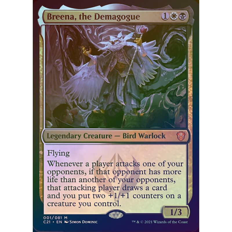 Breena, the Demagogue (Display Commander) [Commander 2021]