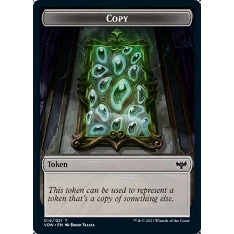 Copy // Boar Double-Sided Token [Innistrad: Crimson Vow Tokens]