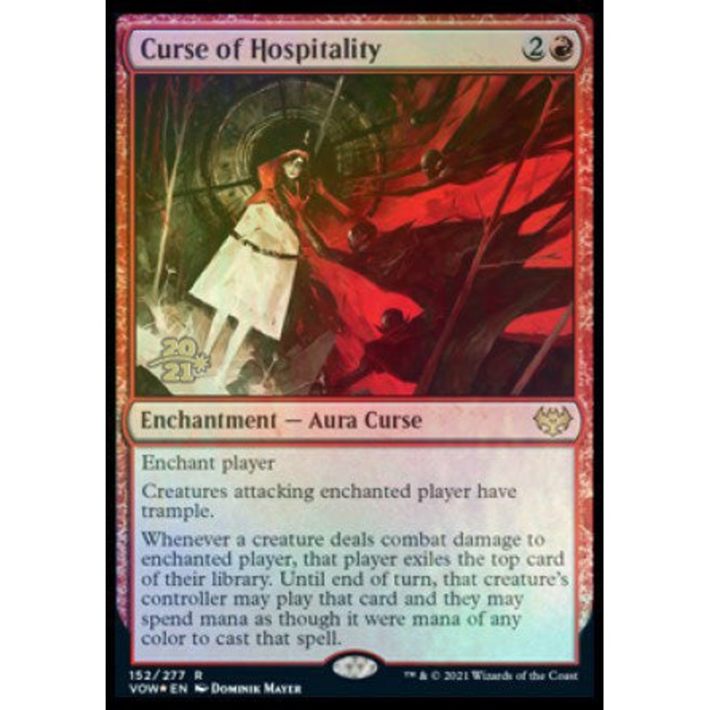 Curse of Hospitality [Innistrad: Crimson Vow Prerelease Promos]
