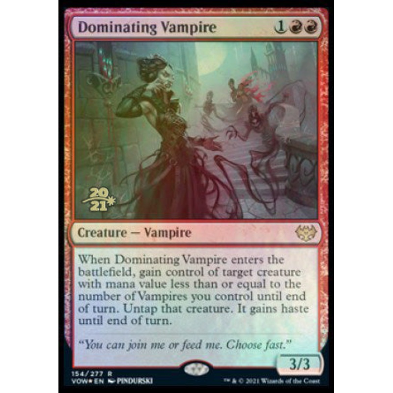 Dominating Vampire [Innistrad: Crimson Vow Prerelease Promos]