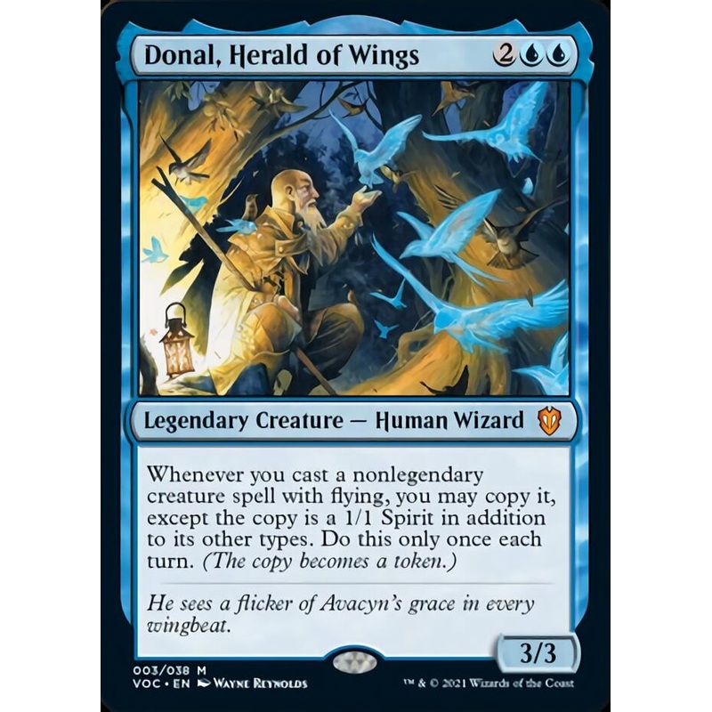 Donal, Herald of Wings [Innistrad: Crimson Vow Commander]