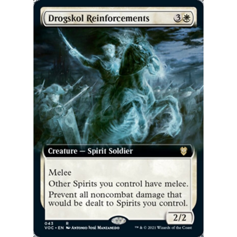 Drogskol Reinforcements (Extended Art) [Innistrad: Crimson Vow Commander]