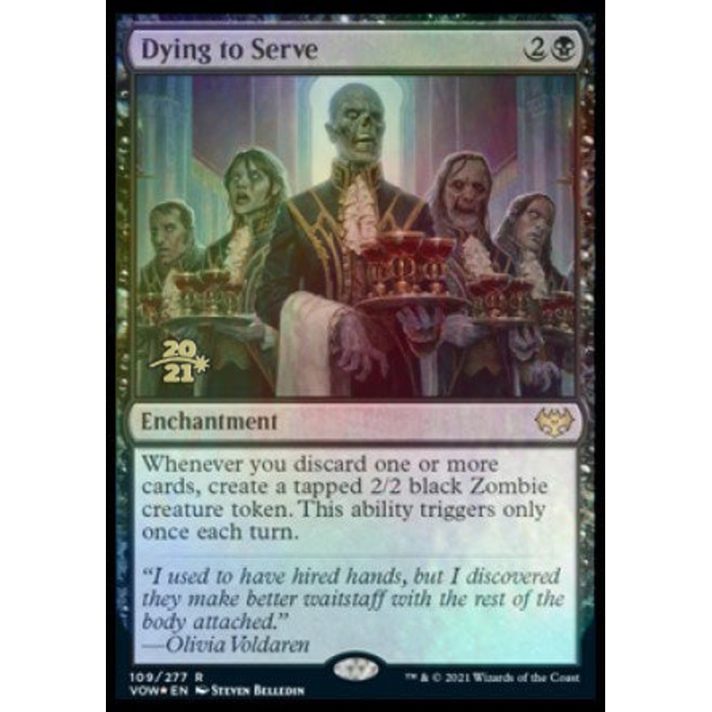 Dying to Serve [Innistrad: Crimson Vow Prerelease Promos]