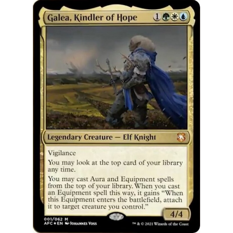 Galea, Kindler of Hope (Display Commander) [Dungeons & Dragons: Adventures in the Forgotten Realms Commander]