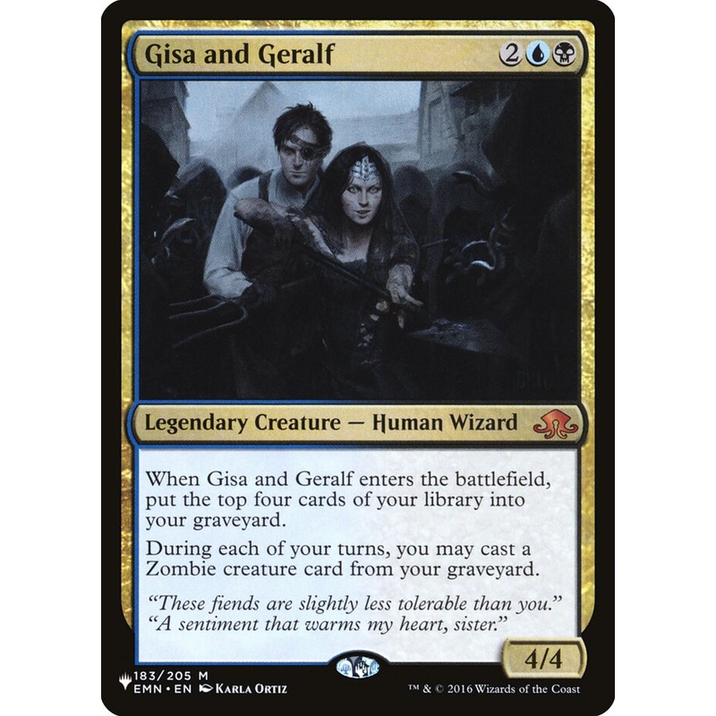 Gisa and Geralf [The List]