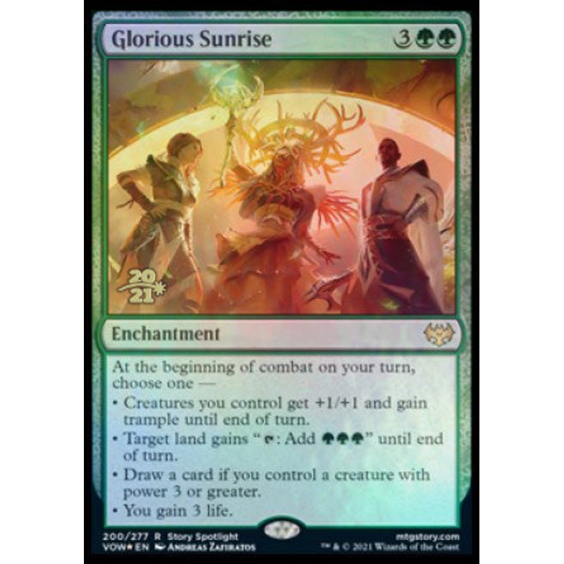 Glorious Sunrise [Innistrad: Crimson Vow Prerelease Promos]