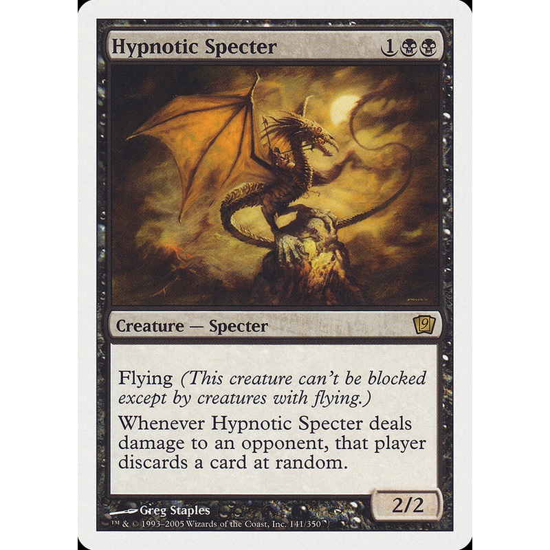 Hypnotic Specter (9th Edition) (Oversized) [Oversize Cards]