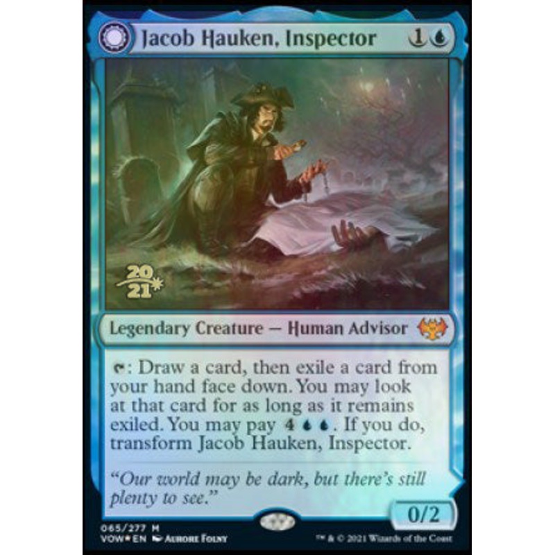 Jacob Hauken, Inspector // Hauken's Insight [Innistrad: Crimson Vow Prerelease Promos]