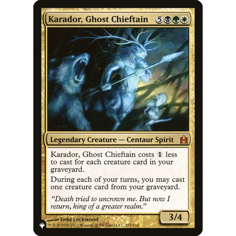 Karador, Ghost Chieftain [The List]