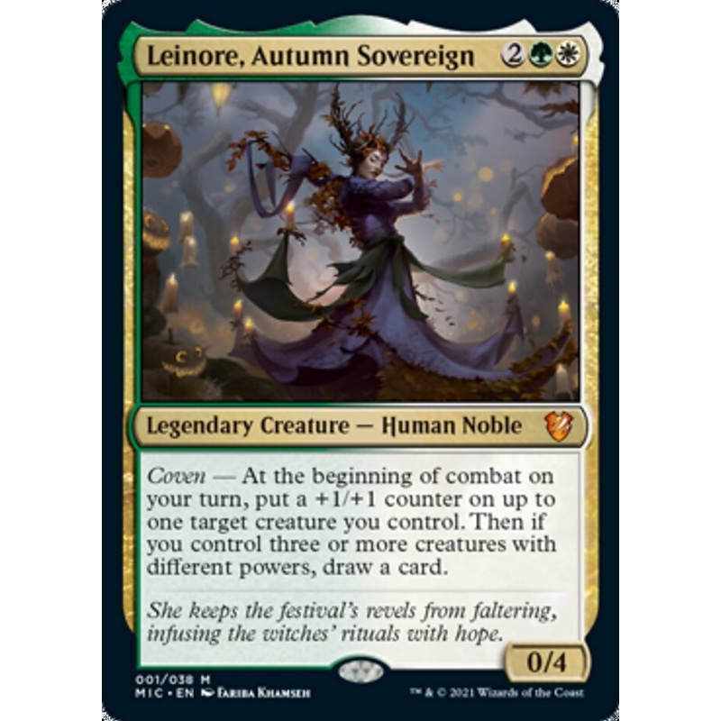 Leinore, Autumn Sovereign (Display Commander) [Innistrad: Midnight Hunt Commander]