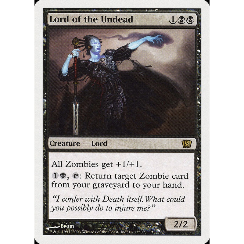 Lord of the Undead (8th Edition) [Oversize Cards]