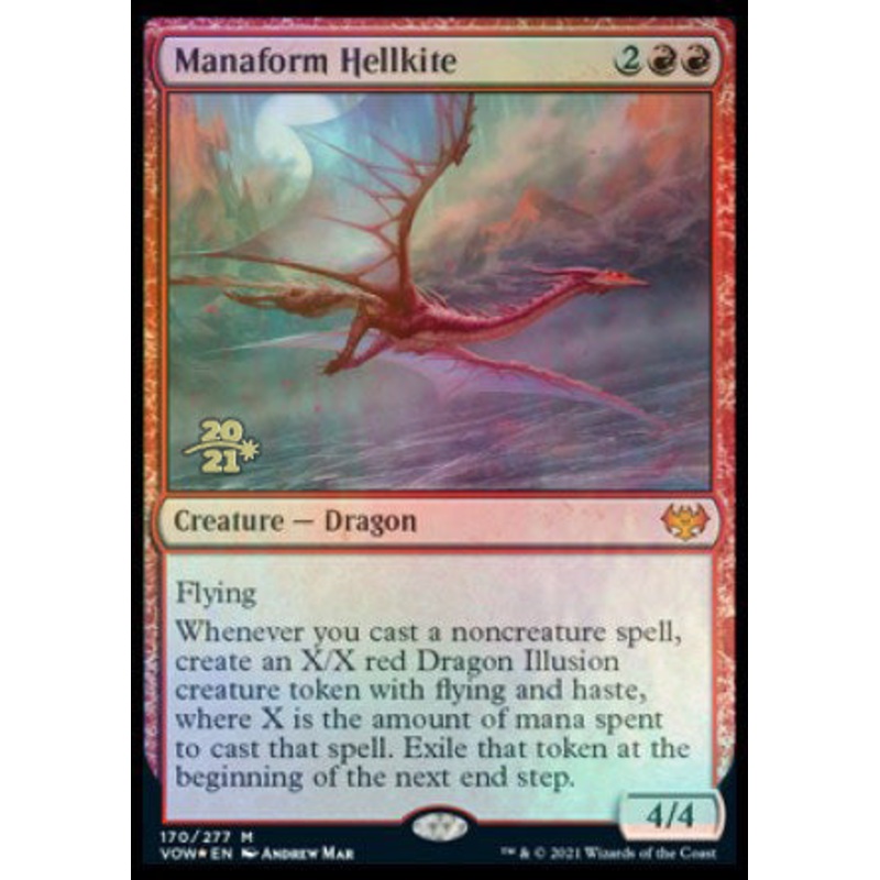 Manaform Hellkite [Innistrad: Crimson Vow Prerelease Promos]