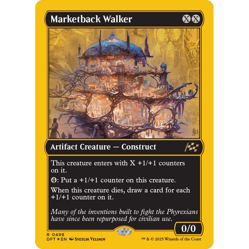 Marketback Walker (First-Place Foil) [Aetherdrift]