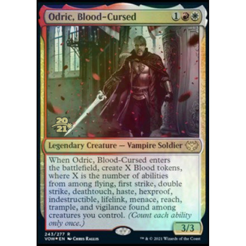Odric, Blood-Cursed [Innistrad: Crimson Vow Prerelease Promos]