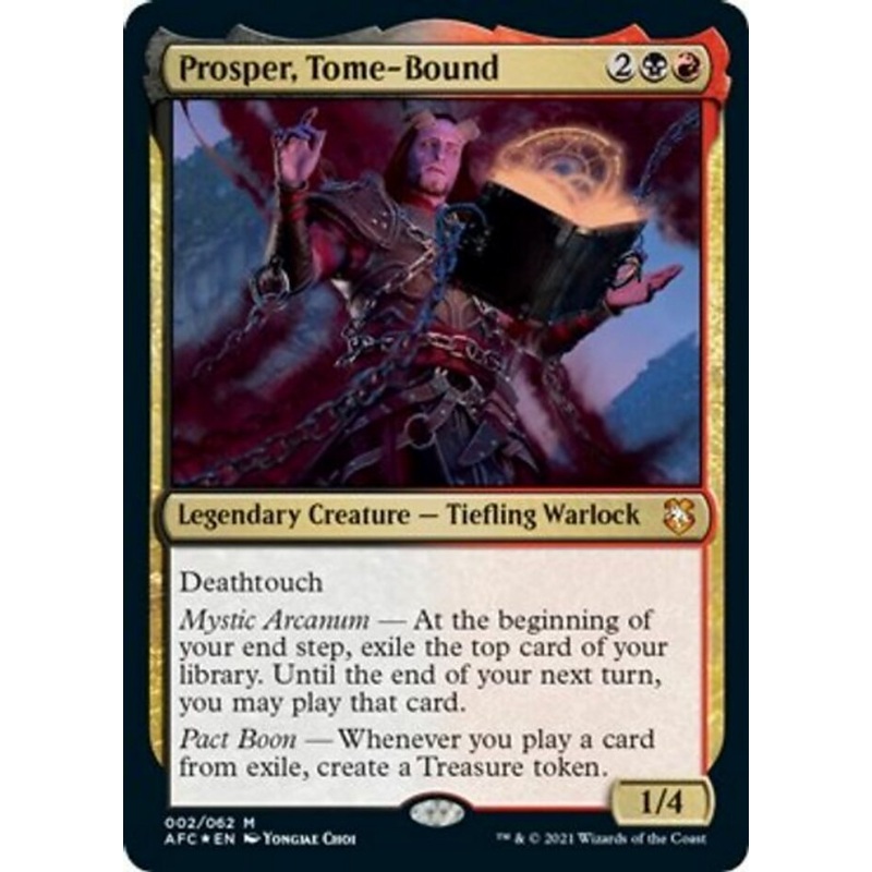 Prosper, Tome-Bound (Display Commander) [Dungeons & Dragons: Adventures in the Forgotten Realms Commander]