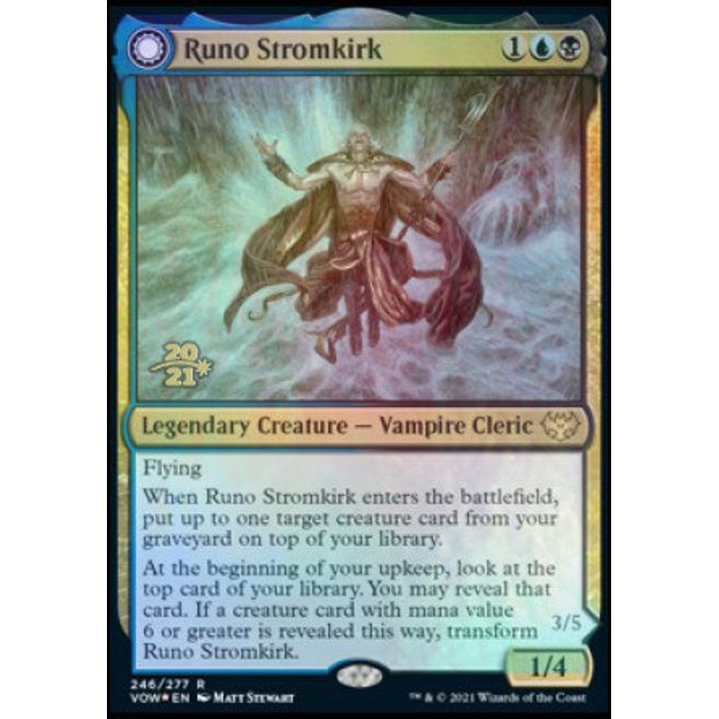 Runo Stromkirk // Krothuss, Lord of the Deep [Innistrad: Crimson Vow Prerelease Promos]