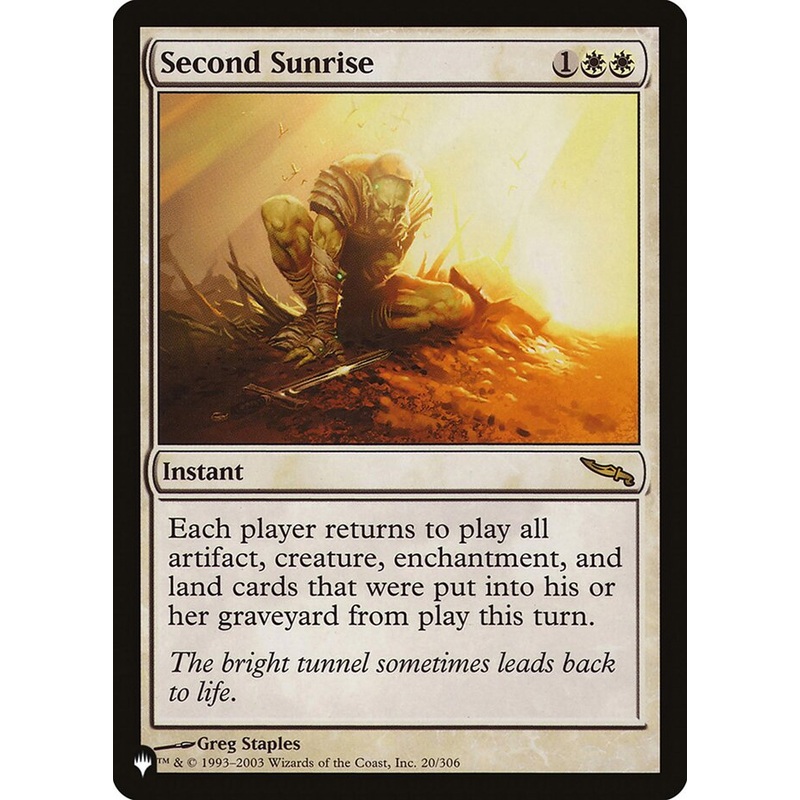 Second Sunrise [The List]