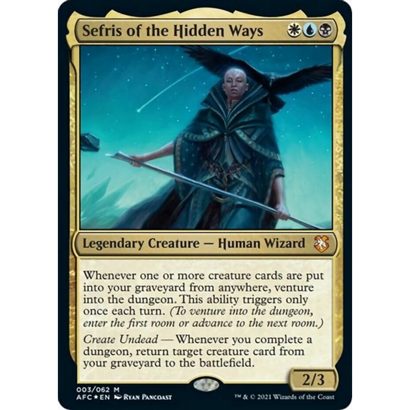 Sefris of the Hidden Ways (Display Commander) [Dungeons & Dragons: Adventures in the Forgotten Realms Commander]