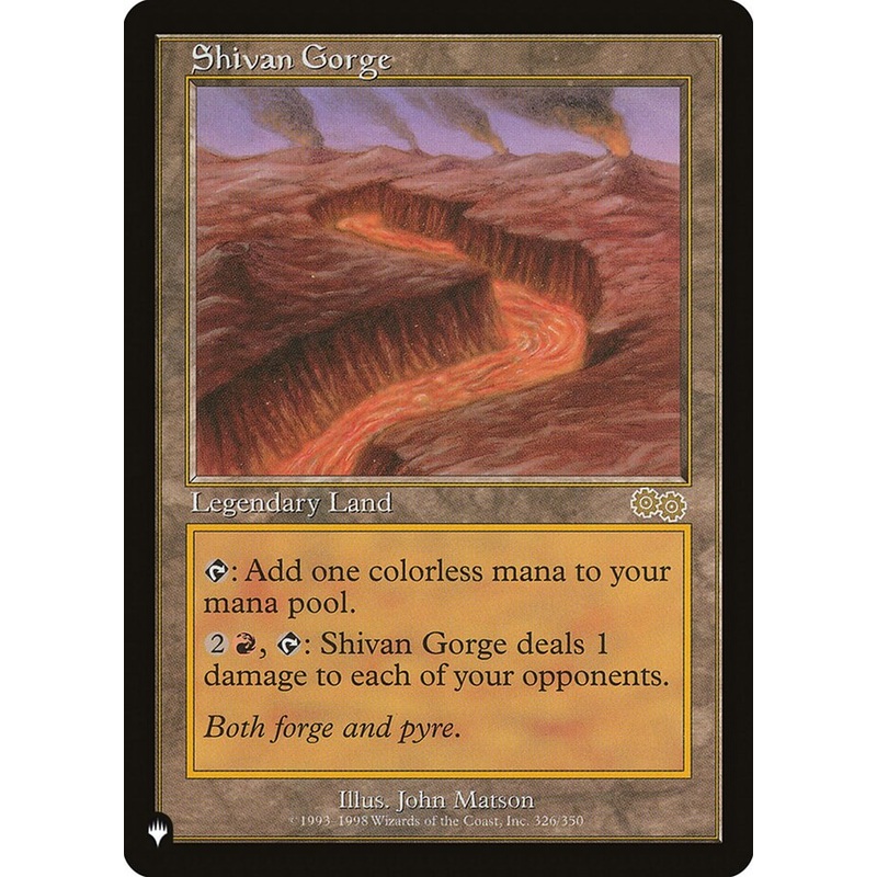 Shivan Gorge [The List]