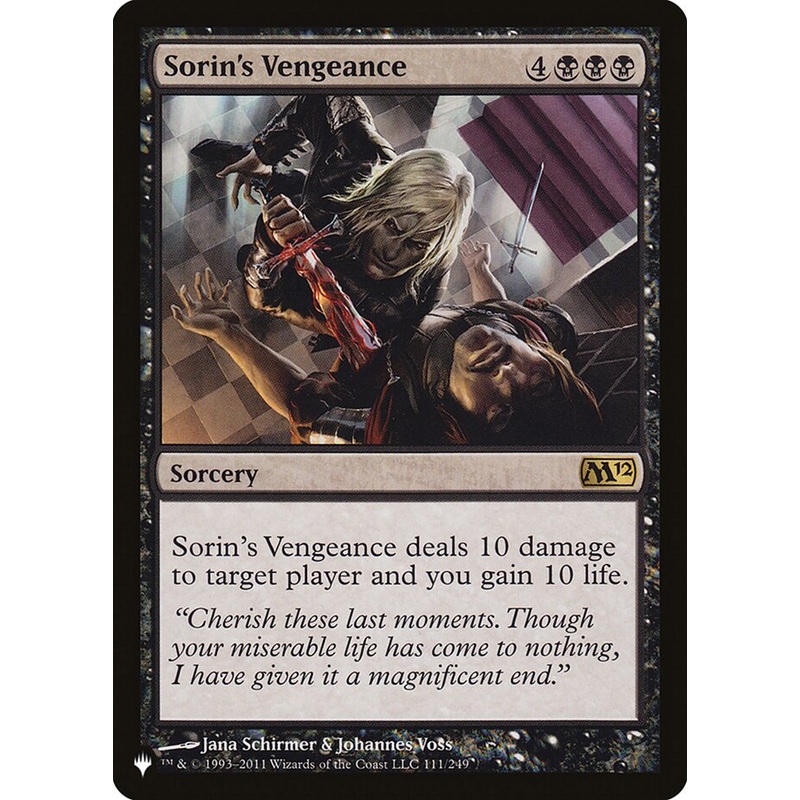 Sorin's Vengeance [The List]