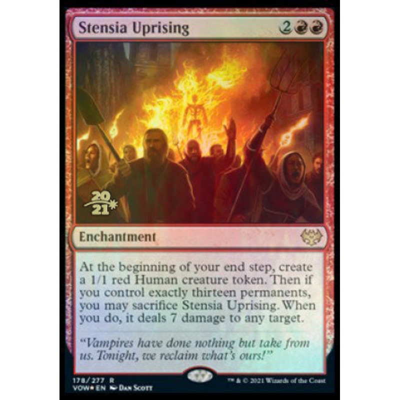 Stensia Uprising [Innistrad: Crimson Vow Prerelease Promos]