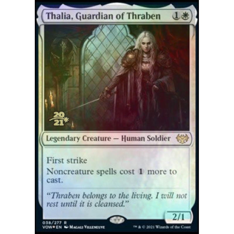 Thalia, Guardian of Thraben [Innistrad: Crimson Vow Prerelease Promos]