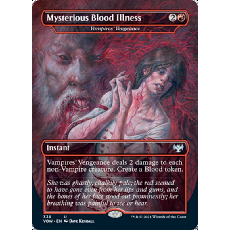 Vampires' Vengeance - Mysterious Blood Illness [Innistrad: Crimson Vow]