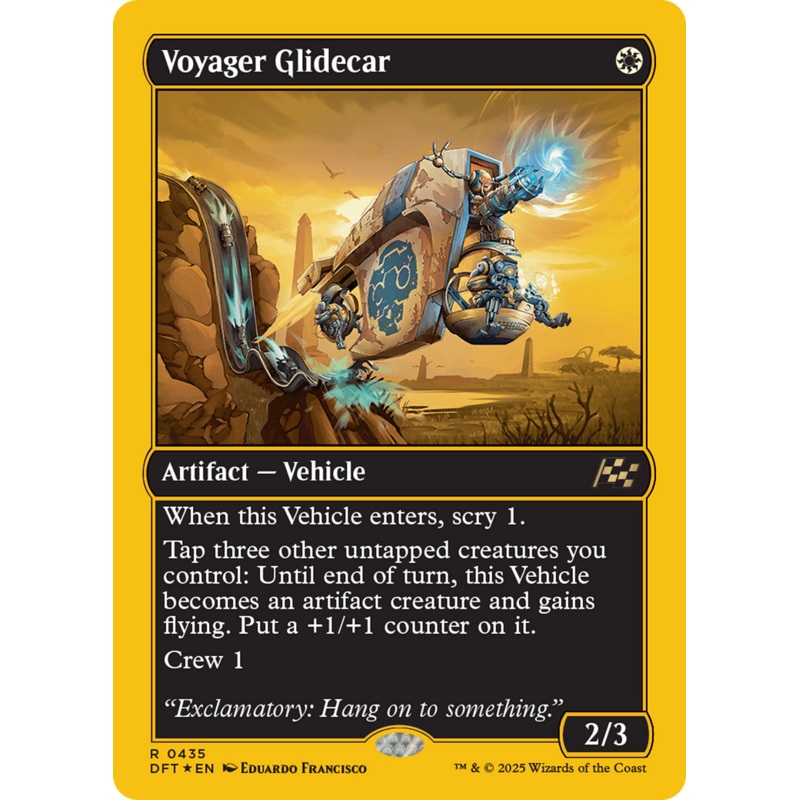 Voyager Glidecar (First-Place Foil) [Aetherdrift]