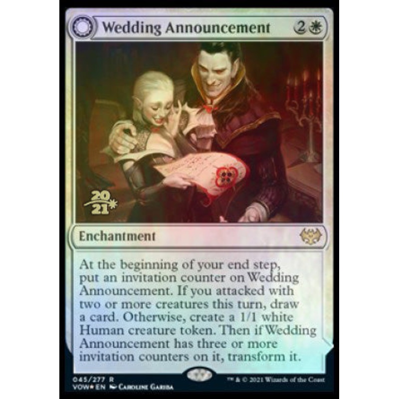 Wedding Announcement // Wedding Festivity [Innistrad: Crimson Vow Prerelease Promos]