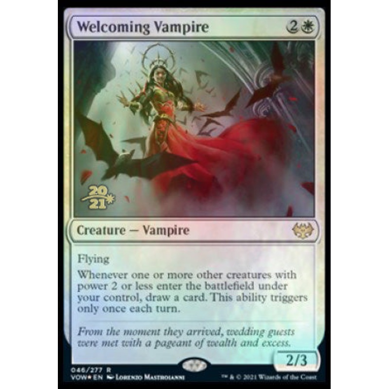 Welcoming Vampire [Innistrad: Crimson Vow Prerelease Promos]