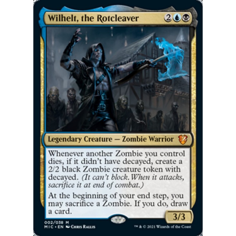 Wilhelt, the Rotcleaver (Display Commander) [Innistrad: Midnight Hunt Commander]
