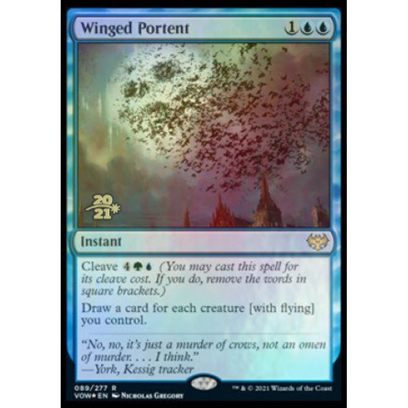 Winged Portent [Innistrad: Crimson Vow Prerelease Promos]
