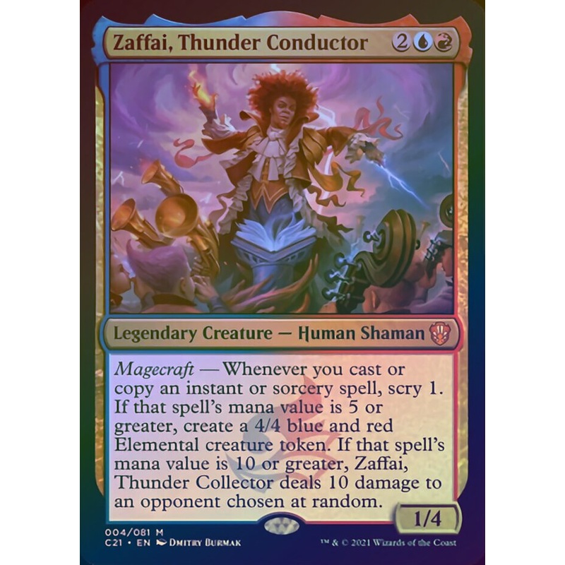 Zaffai, Thunder Conductor (Display Commander) [Commander 2021]