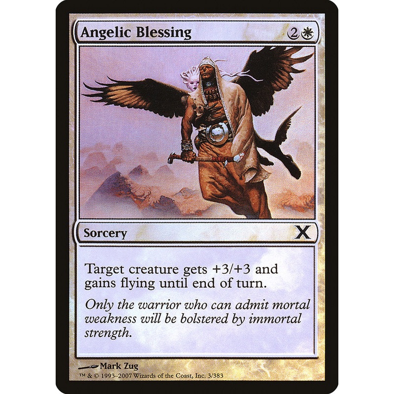 Angelic Blessing (Premium Foil) [Tenth Edition]