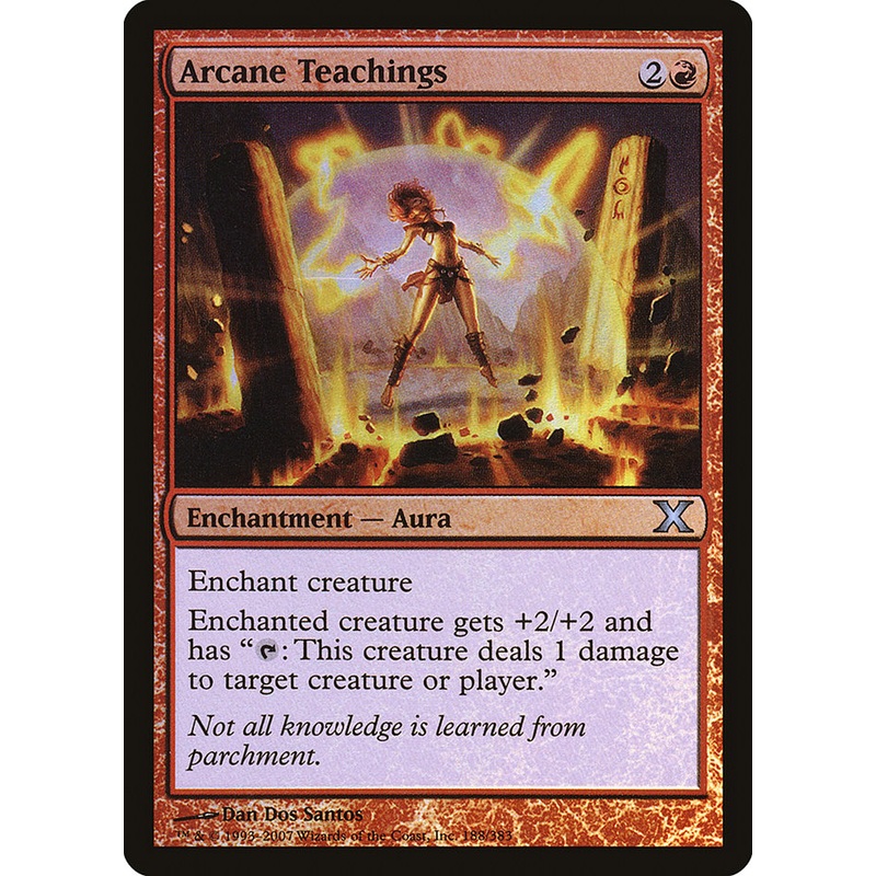 Arcane Teachings (Premium Foil) [Tenth Edition]