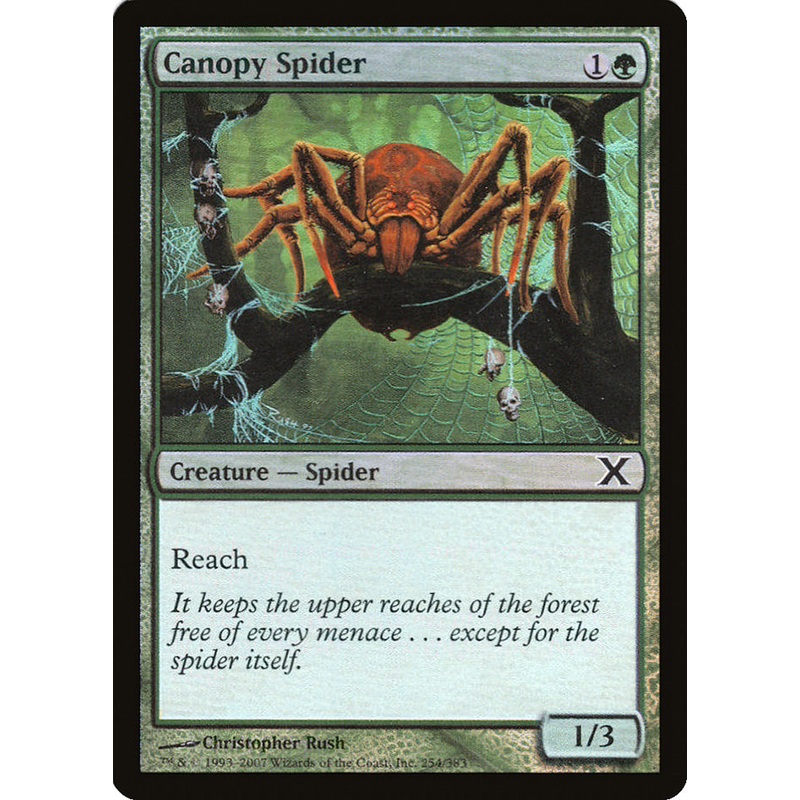 Canopy Spider (Premium Foil) [Tenth Edition]