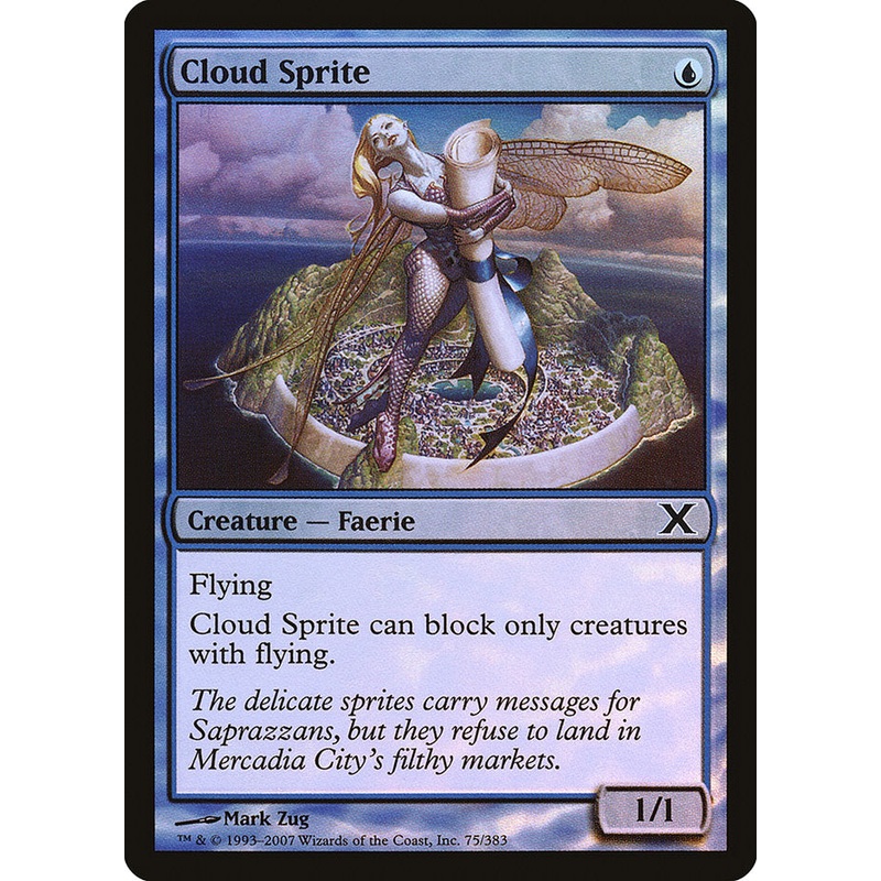 Cloud Sprite (Premium Foil) [Tenth Edition]