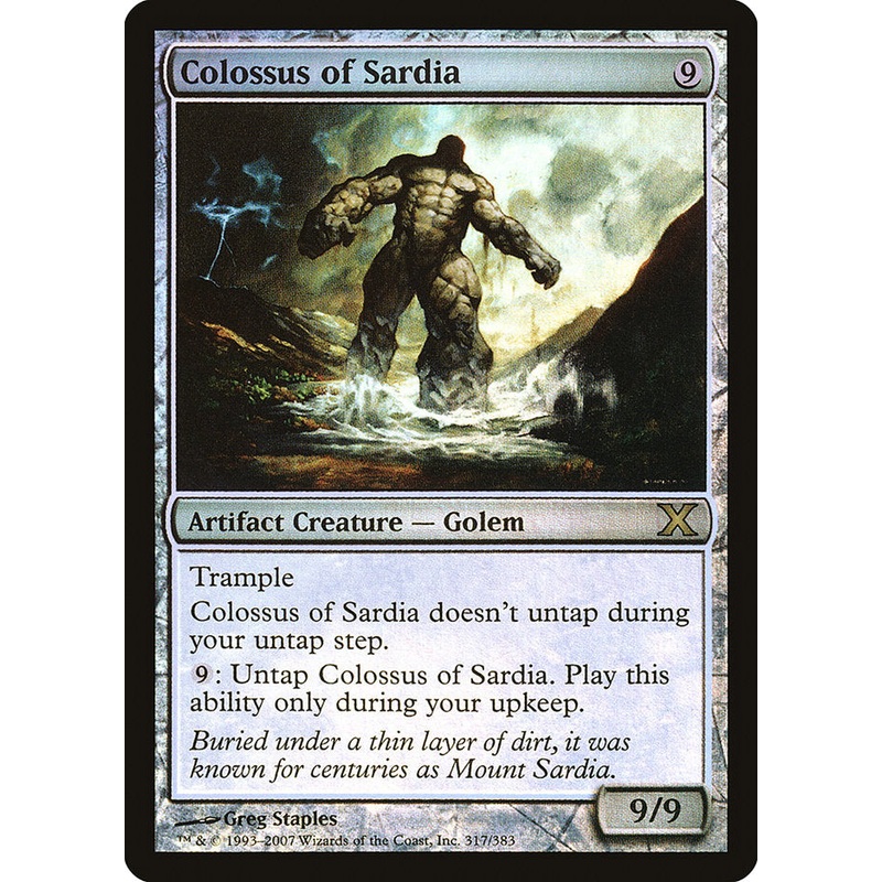 Colossus of Sardia (Premium Foil) [Tenth Edition]