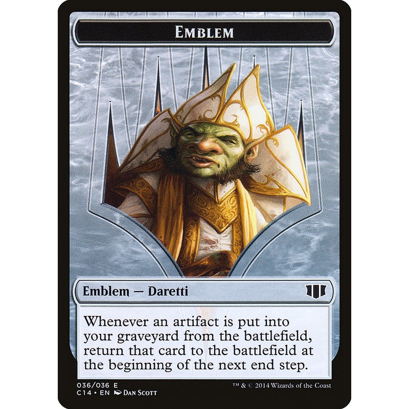 Daretti, Scrap Savant Emblem // Tuktuk the Returned Double-Sided Token [Commander 2014 Tokens]