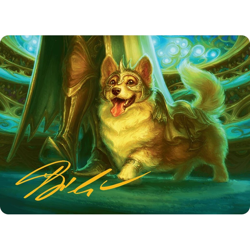 District Mascot Art Card (30/54) (Gold-Stamped Signature) [Aetherdrift Art Series]