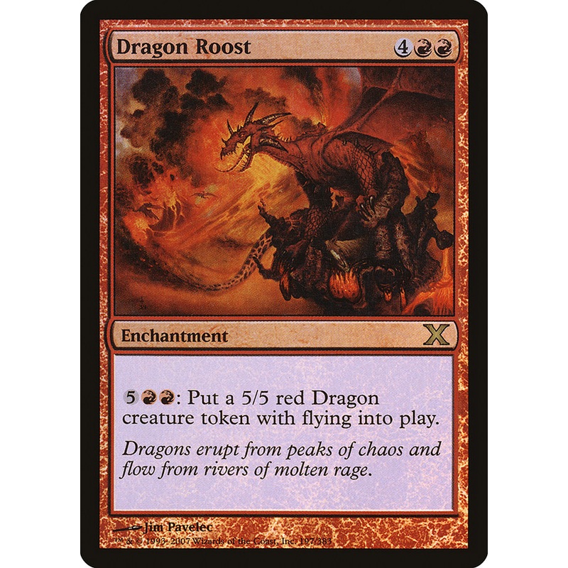 Dragon Roost (Premium Foil) [Tenth Edition]