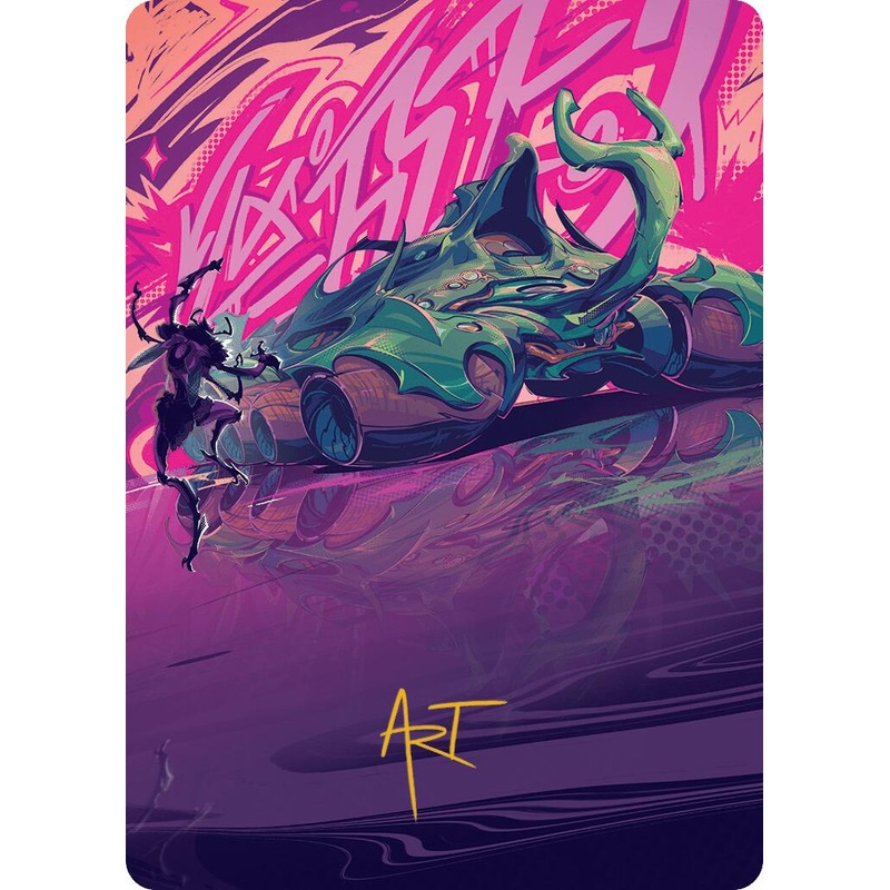 Earthrumbler Art Card (Gold-Stamped Signature) [Aetherdrift Art Series]